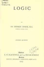 Cover of: Logic.