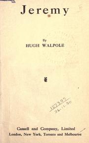 Cover of: Jeremy. by Hugh Walpole