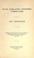 Cover of: State legislation concerning tuberculosis