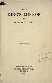 Cover of: The king's mirror. by Anthony Hope