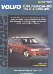 Cover of: Chilton's Volvo coupes/sedans/wagons: 1990-98 repair manual