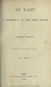 Cover of: At last by Charles Kingsley