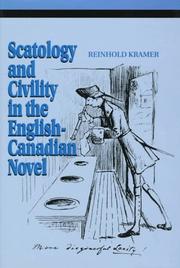 Cover of: Scatology and civility in the English-Canadian novel