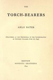 Cover of: The torch-bearers by Arlo Bates