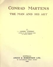 Cover of: Conrad Martens: the man and his art