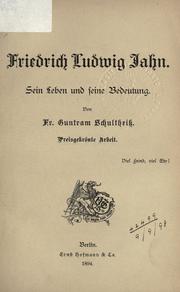 Friedrich Ludwig Jahn by Guntram Schultheiss