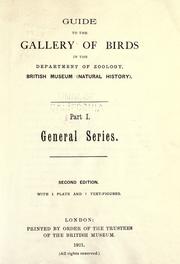 Guide to the gallery of birds in the Department of Zoology, British Museum (Natural History) by British Museum (Natural History). Department of Zoology