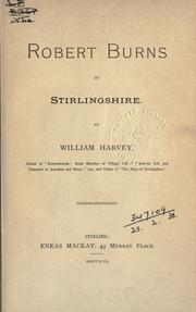 Cover of: Robert Burns in Stirlingshire.