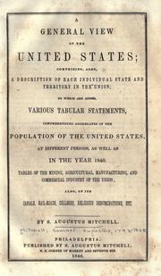 Cover of: A general view of the United States by S. Augustus Mitchell