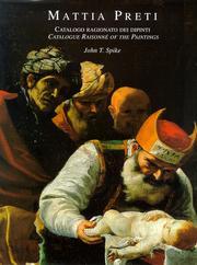 Cover of: Mattia Preti: A Catalogue Raisonne of the Paintings