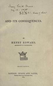 Cover of: Sin and its consequences by Henry Edward Manning