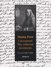 Cover of: Mattia Preti Documenti by John T. Spike, John T. Spike