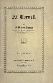 Cover of: At Cornell.: Cover by W.G. Schaeffer.