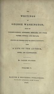 Cover of: The writings of George Washington by George Washington