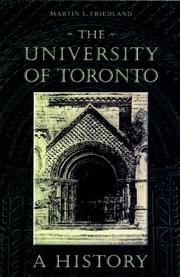 Cover of: The University of Toronto: A History