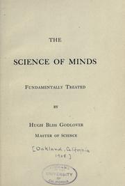 Cover of: The science of minds fundamentally treated by Hugh Bliss Godlover