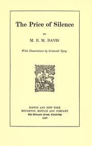 Cover of: The price of silence by M. E. M. Davis, M. E. M. Davis