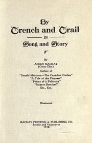 Cover of: By trench and trail in song and story.