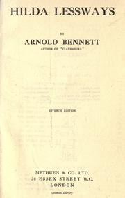 Cover of: Hilda Lessways. by Arnold Bennett