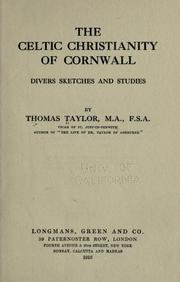 Cover of: The Celtic Christianity of Cornwall