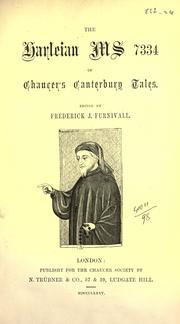 Cover of: [Publications] by Chaucer Society, London