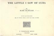 Cover of: The little I saw of Cuba