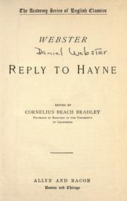 Reply to Hayne by Daniel Webster