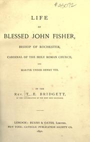 Cover of: Life of Blessed John Fisher
