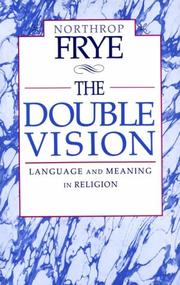 Cover of: The double vision by Northrop Frye