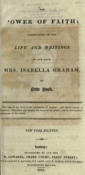 Cover of: The power of faith by Isabella Marshall Graham, Isabella Marshall Graham