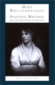 Cover of: Political writings by Mary Wollstonecraft