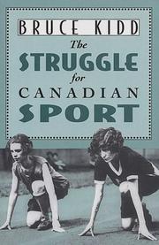 Cover of The struggle for Canadian sport