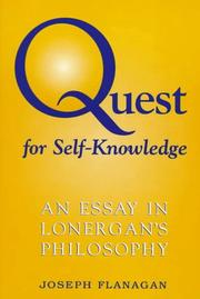 Cover of: Quest for self-knowledge by Joseph Flanagan