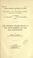 Cover of: The Wabash trade route in the development of the old Northwest