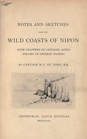 Cover of: Notes and sketches from the wild coasts of Nipon