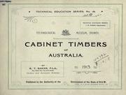 Cabinet timbers of Australia by Baker, Richard Thomas.