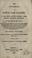 Cover of: The journal of Lewis and Clarke to the mouth of the Columbia River beyond the Rocky Mountains in the years 1804-5, & 6