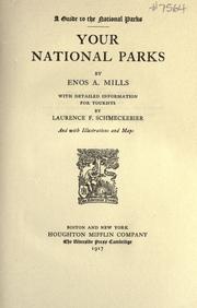 Cover of: Your national parks