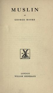 Cover of: Muslin by George Moore