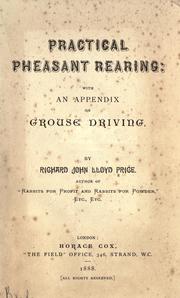 Cover of: Practical pheasant rearing: with an appendix on grouse driving.