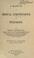 Cover of: A manual of medical jurisprudence and toxicology.
