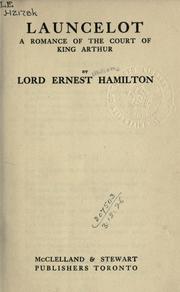 Cover of: Launcelot by Hamilton, Ernest Lord