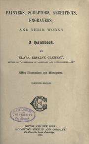 Cover of: Painters, sculptors, architects, engravers, and their works. by Clara Erskine Clement Waters
