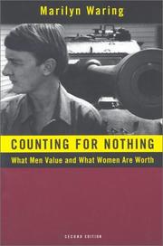 Cover of: Counting for nothing: what men value and what women are worth