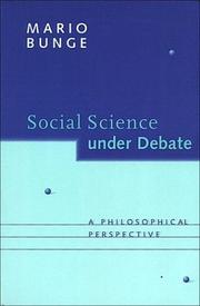 Cover of: Social Science under Debate by Mario Bunge