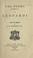 Cover of: The poems ('Canti') of Leopardi