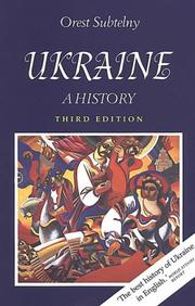 Cover of: Ukraine by Orest Subtelny