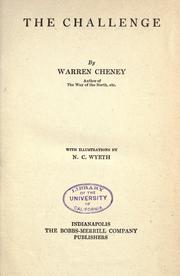 Cover of: The challenge by Warren Cheney