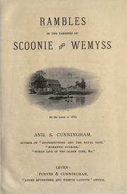 Cover of: Rambles in the parishes of Scoonie and Wemyss