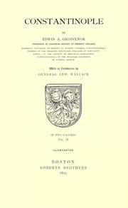 Cover of: Constantinople by Edwin A. Grosvenor, Edwin A. Grosvenor